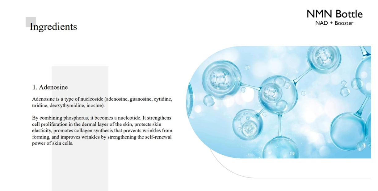 NMN Bottle (NAD+ Skin Booster)