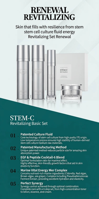PHARMICELL Stem-C Revitalizing 4-Piece Age-Defying Collection