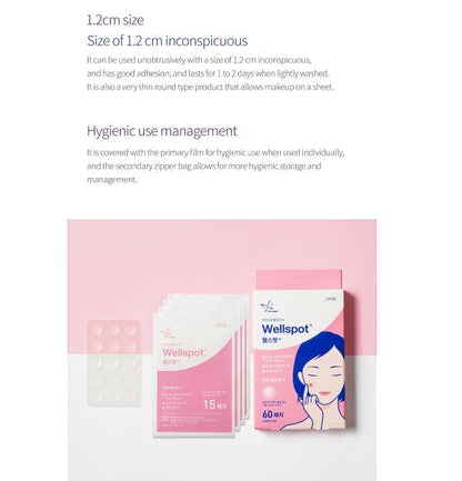Dermagen Wellspot Hydrocolloid Acne Patches – Healing Pimple Stickers for Zits and Blemishes (Korean Skincare)