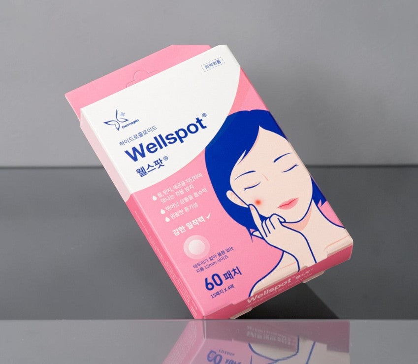 Dermagen Wellspot Hydrocolloid Acne Patches – Healing Pimple Stickers for Zits and Blemishes (Korean Skincare)