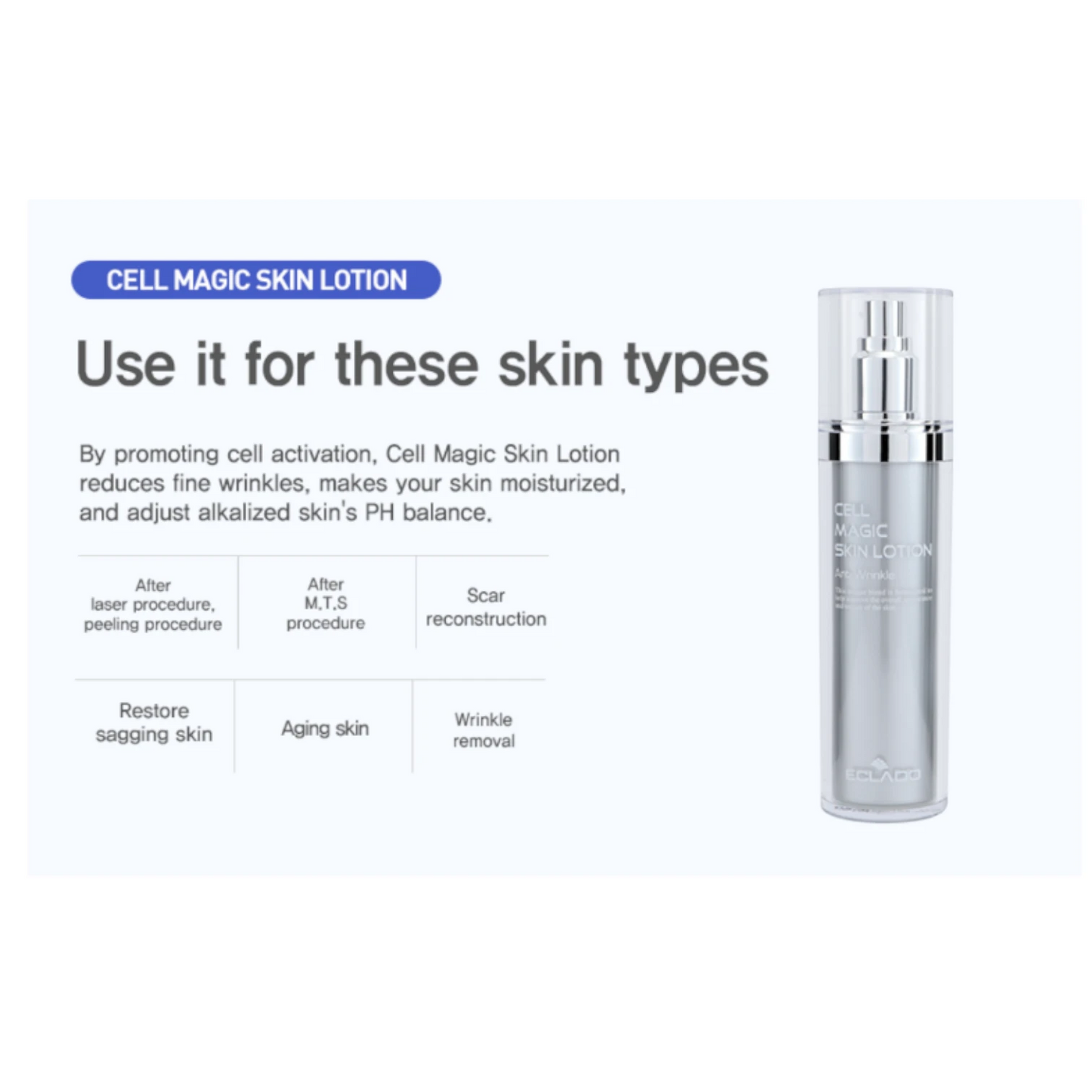 ECLADO Cell Magic Skin Lotion