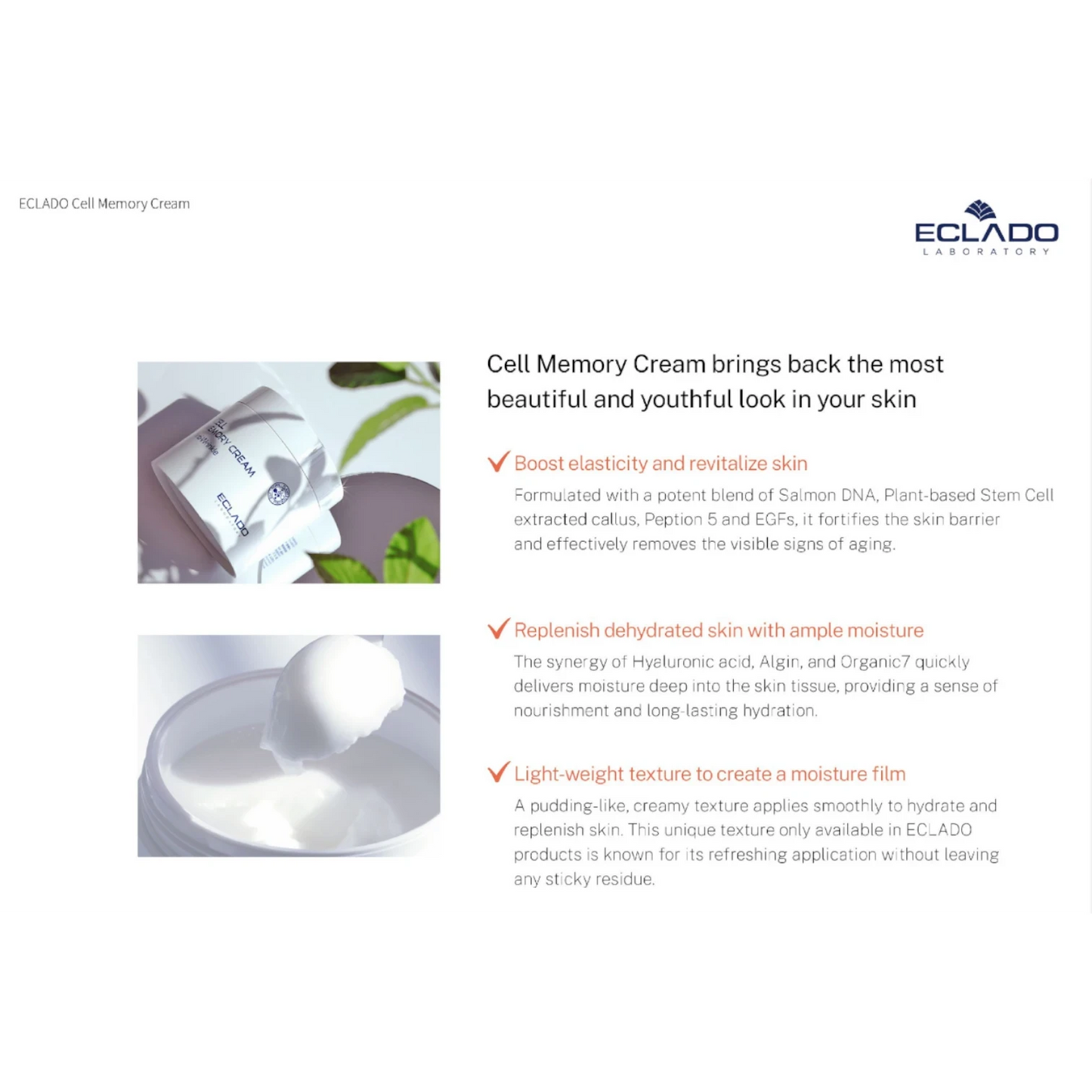 Eclado Cell Memory Cream