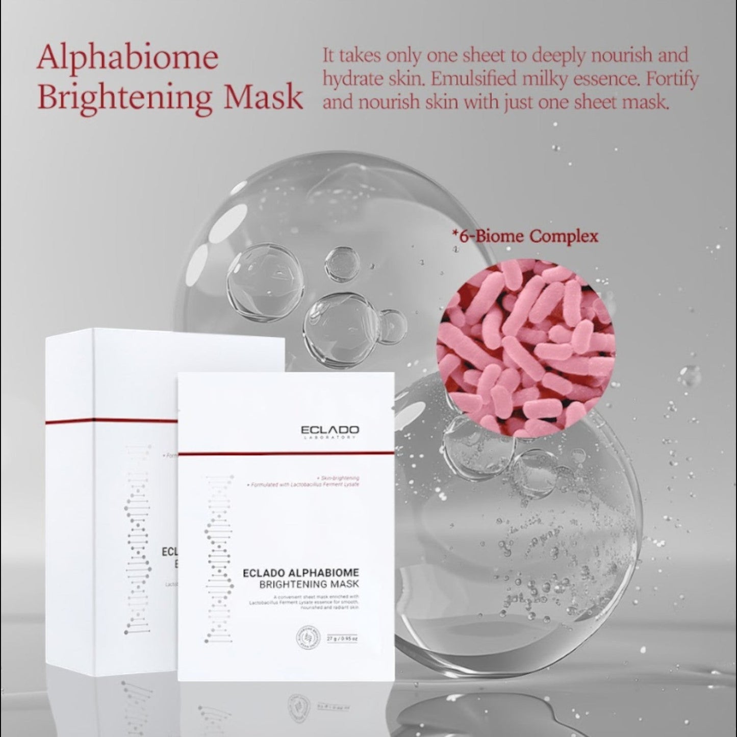 ECLADO Alphabiome Brightening Mask