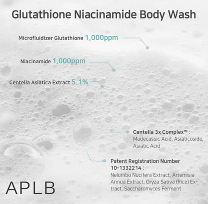 APLB Glutathione Niacinamide Body Wash - 300ml (10.14 fl. oz.)