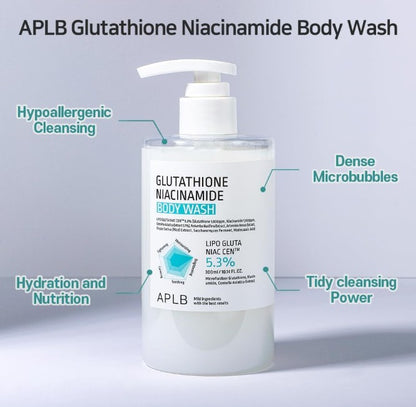 APLB Glutathione Niacinamide Body Wash - 300ml (10.14 fl. oz.)