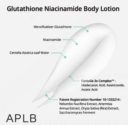 APLB Glutathione Niacinamide Body Lotion - 300ml (10.14 FL. oz.)
