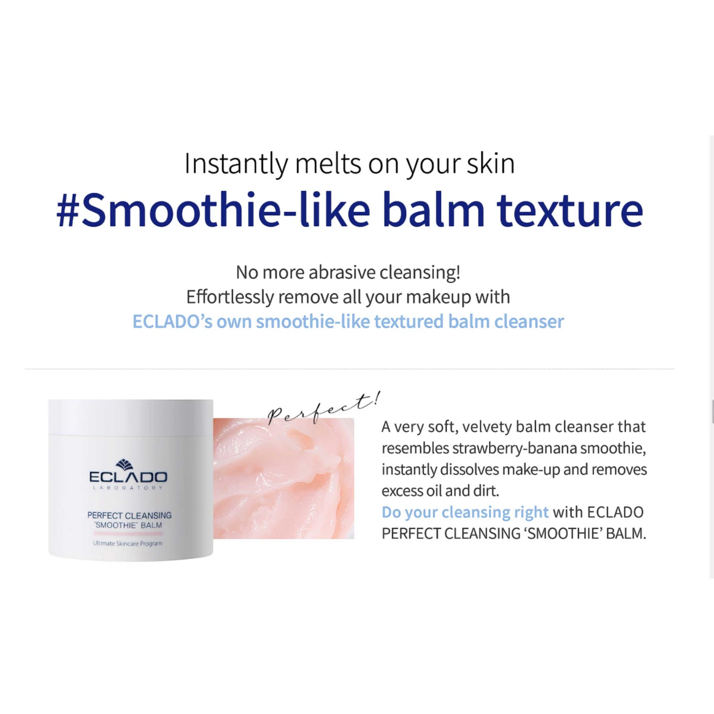 Eclado Perfect Cleansing Smoothie Balm