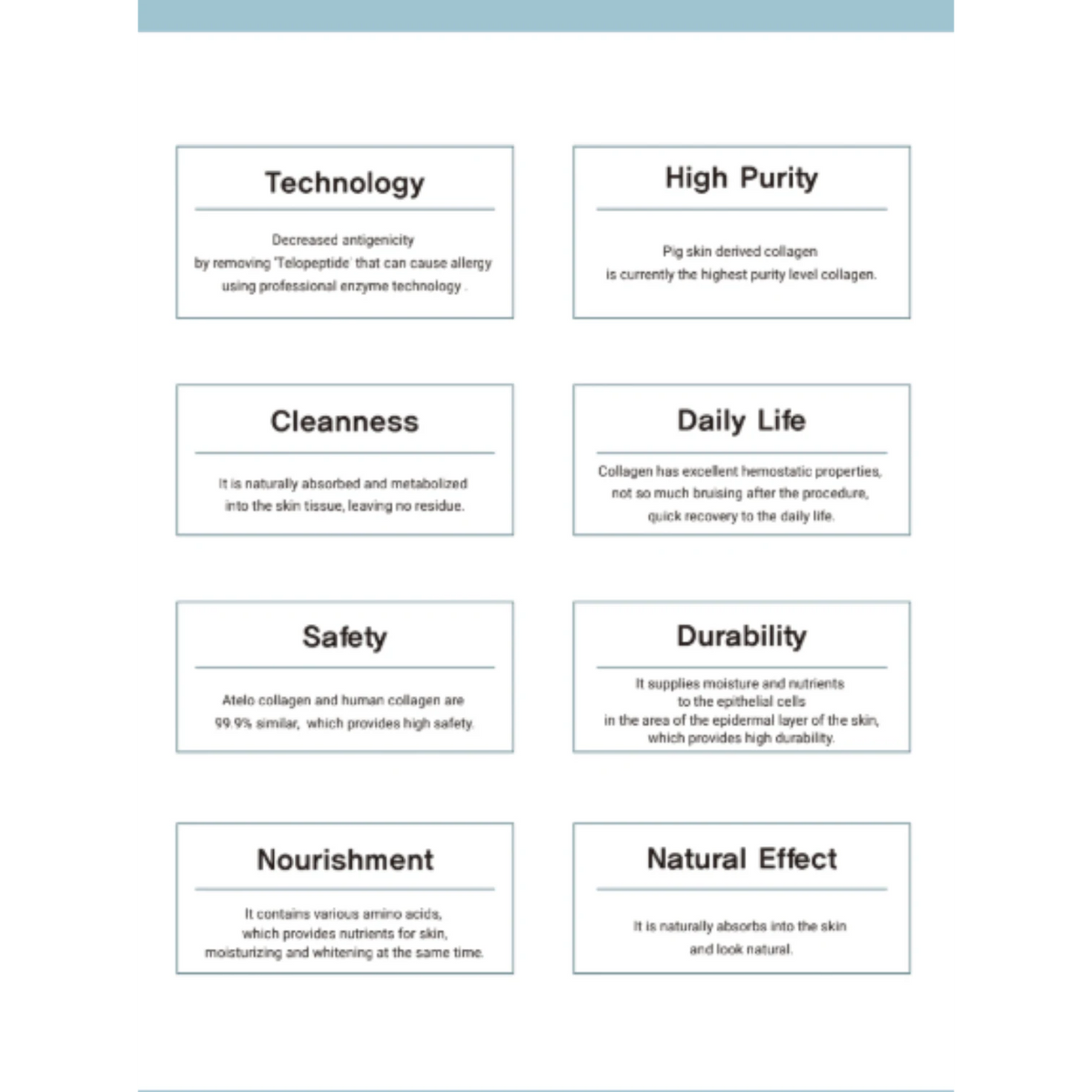 DIY Skincare Lab™ MANLA KAR collagen product benefits infographic highlighting purity, safety, and skin nourishment