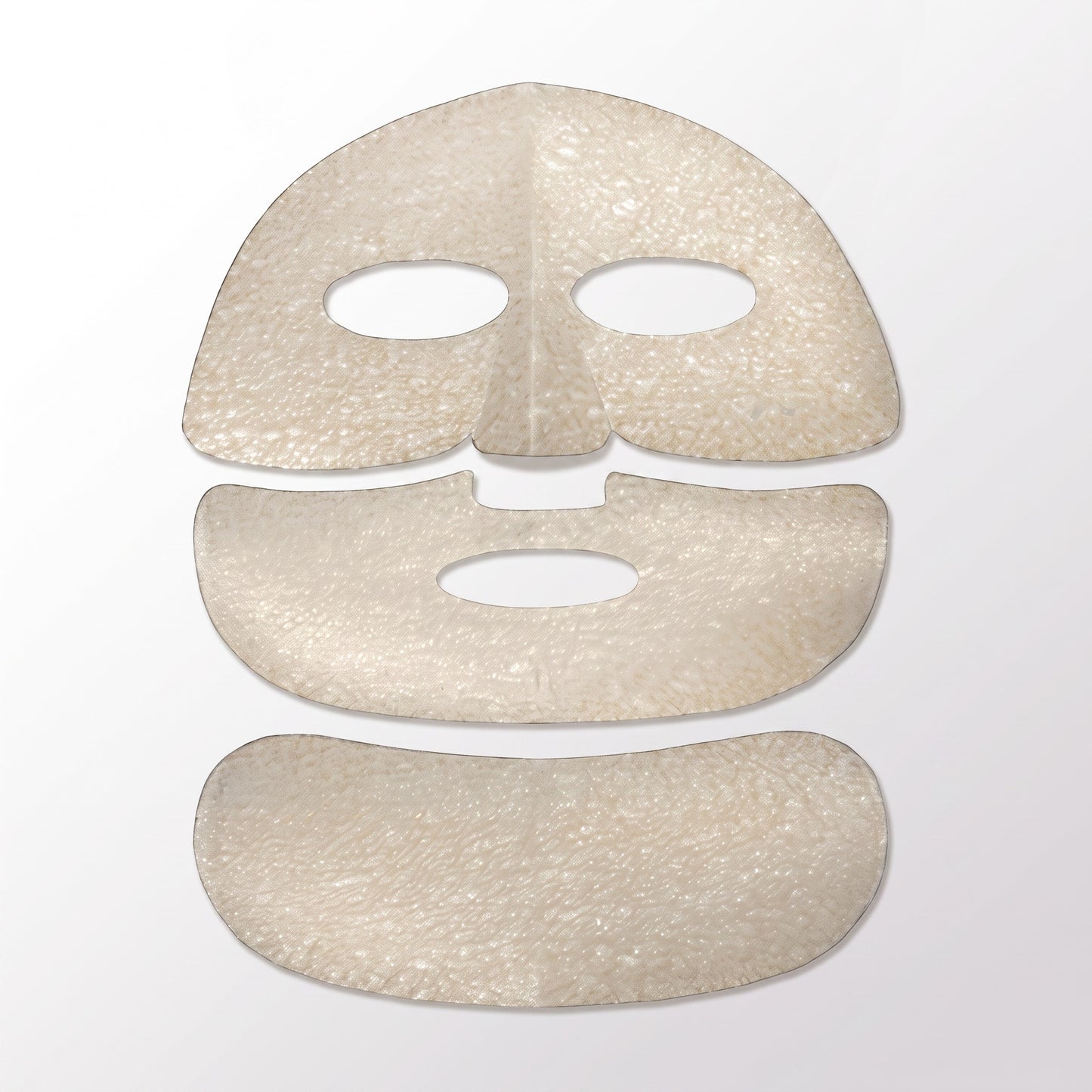 DIY Skincare Lab™ Elaxen PLLA three-piece collagen-stimulating facial mask sheets for anti-aging treatment.