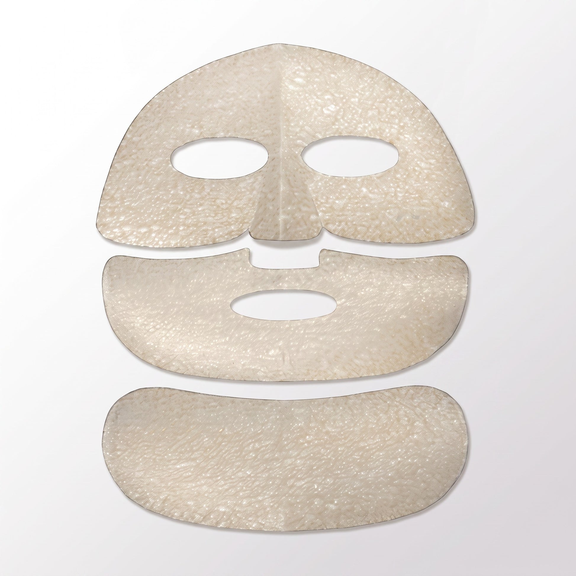 DIY Skincare Lab™ Elaxen PLLA three-piece collagen-stimulating facial mask sheets for anti-aging treatment.