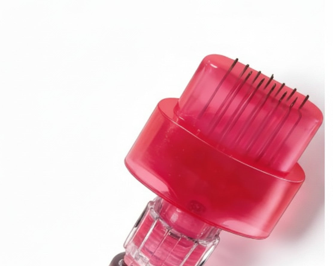 DIY Skincare Lab

12-pin micro-tips with 31G needles for lip treatments. Red plastic housing.