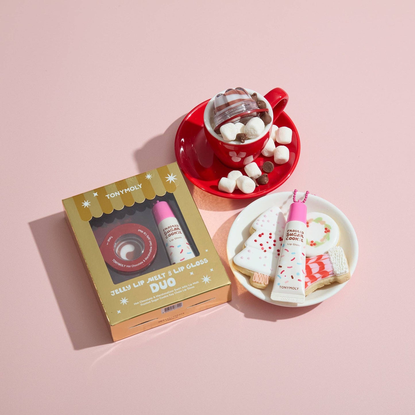 Jelly Lip Melt + Lip Gloss Key Chain Duo