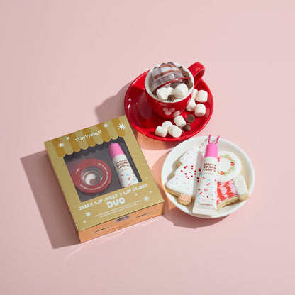 Jelly Lip Melt + Lip Gloss Key Chain Duo