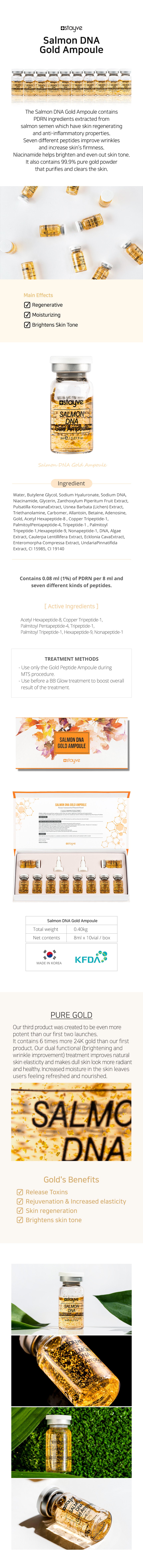 Stayve Salmon DNA Gold Ampoule