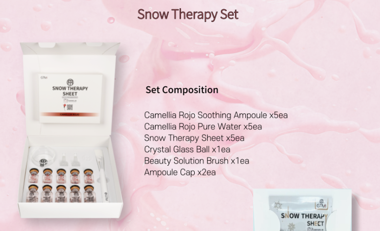 GTM Camellia Rojo Snow Therapy Mini Set