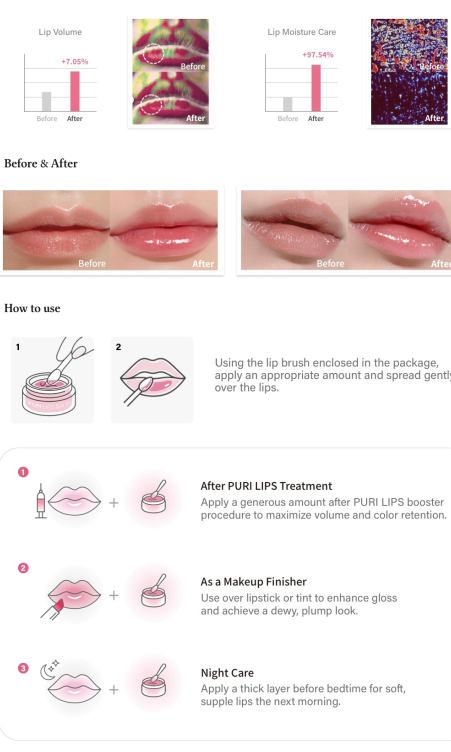 PURI Lips Balm (with Volufiline)