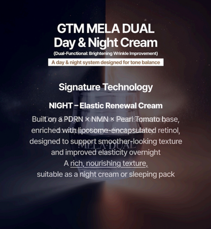 GTM MelaDual Day & Night Cream - 75ml