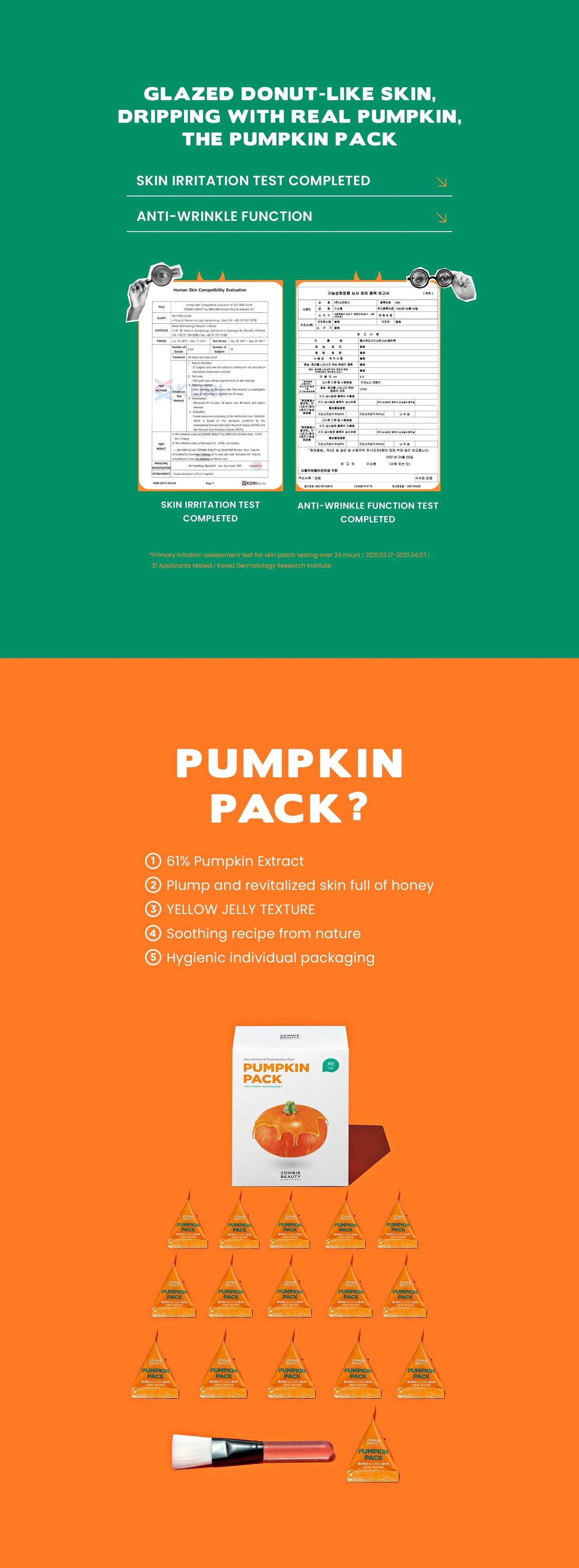 Zombie Beauty Pumpkin Pack