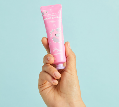 Tony Moly Squishmallows Hand Cream: Moo-tiful Strawberry Patty