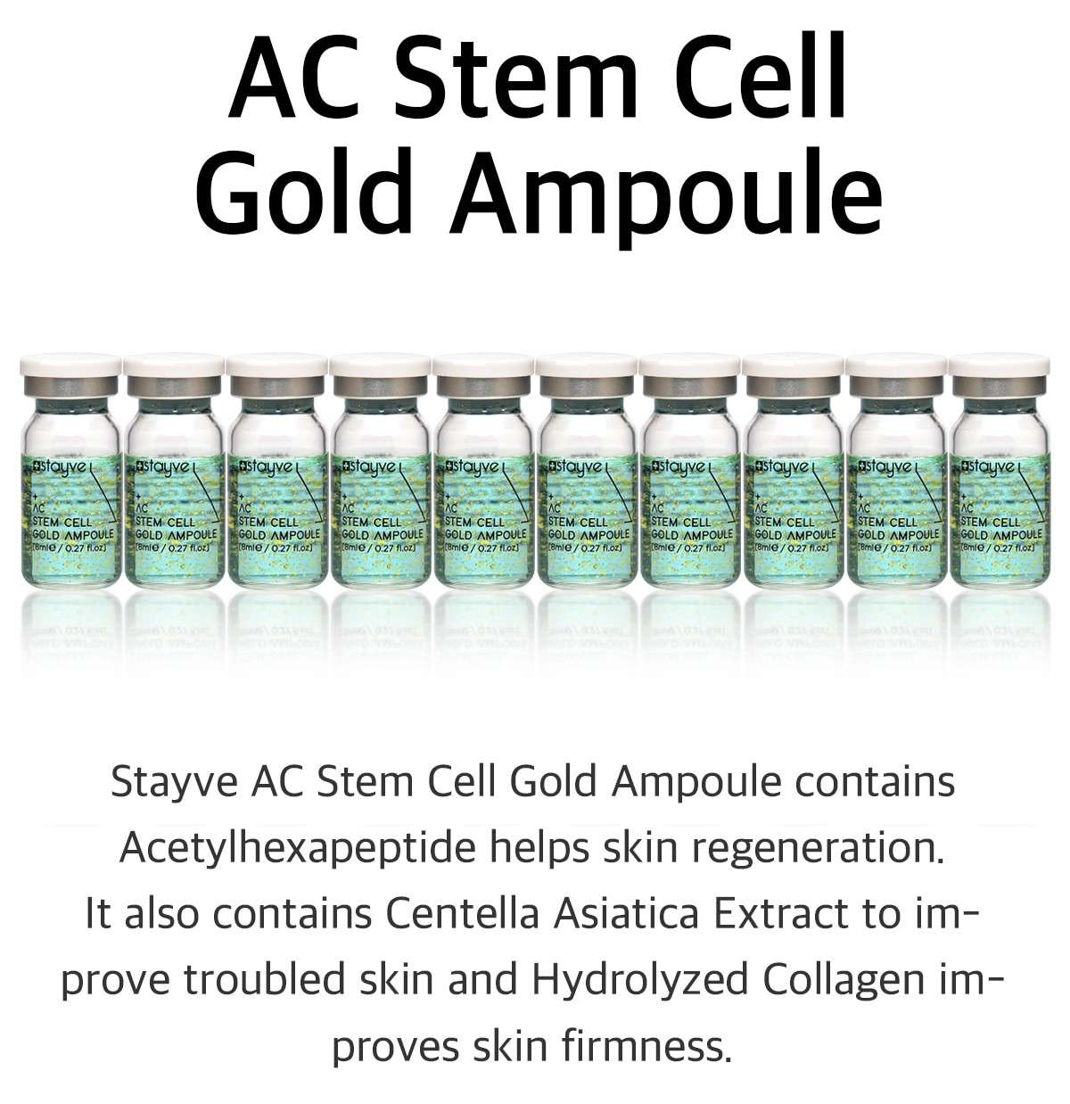 Stayve AC Stem Cell Gold Ampoule