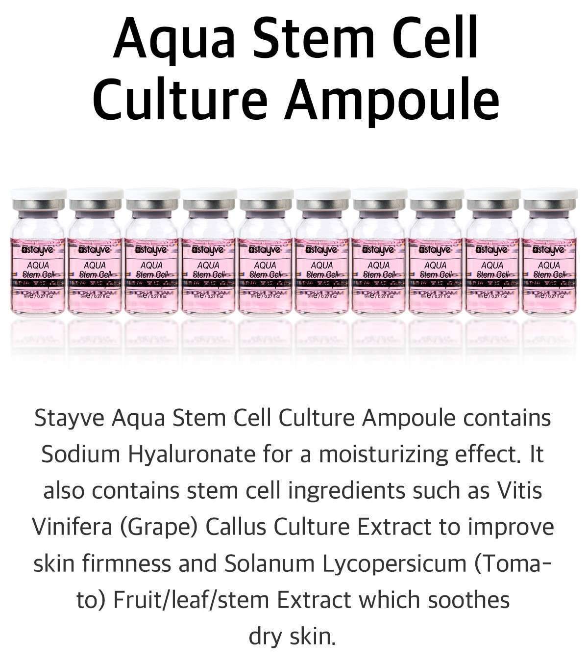 Stayve Aqua Stem Cell Culture Ampoule