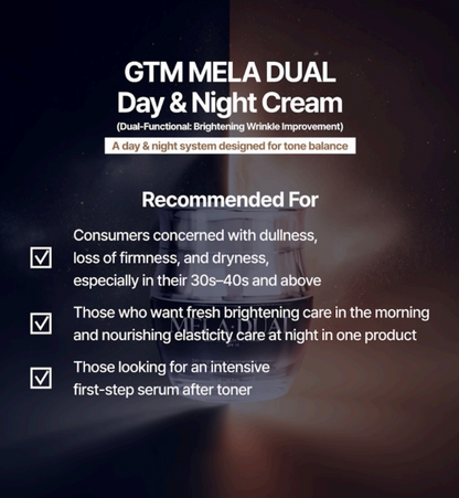 GTM MelaDual Day & Night Cream - 75ml